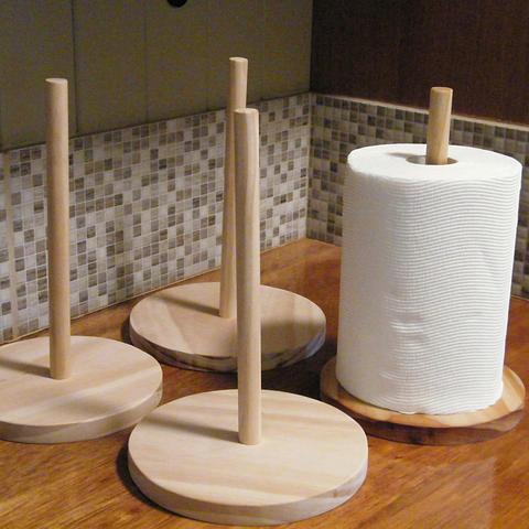 Timber Paper Towel Holder